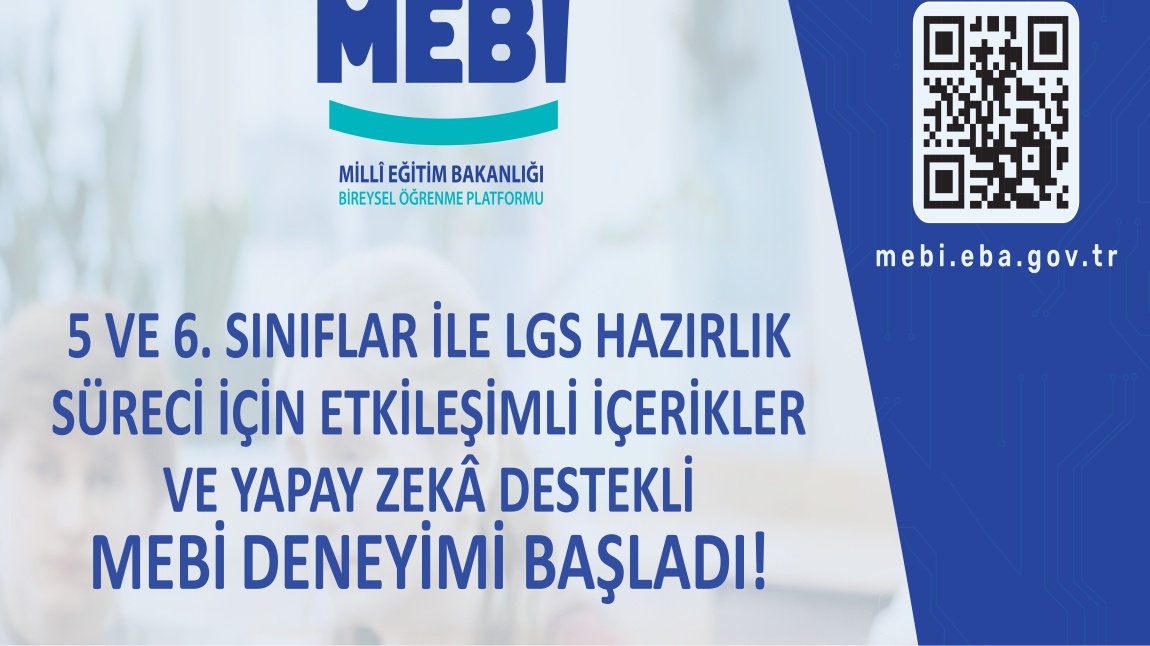 Okulumuzda MEBİ (Millî Eğitim Bakanlığı Bireysel Öğrenme Platformu) tanıtıldı.
